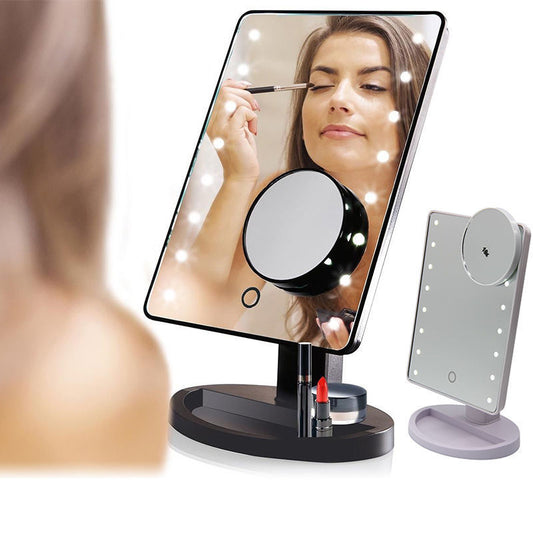 Makeup mirror with lamp desktop mirror 173661020898