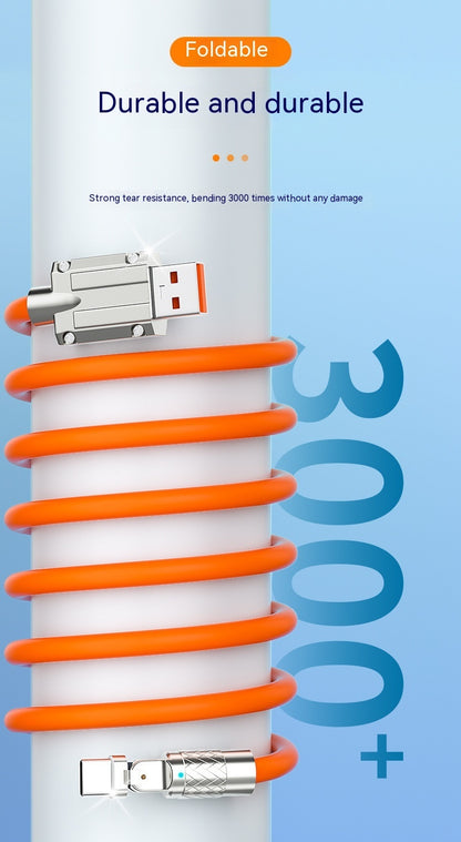 Mobile Game Rotating Elbow Data Super Fast Charge Charging Cable - 图片 9