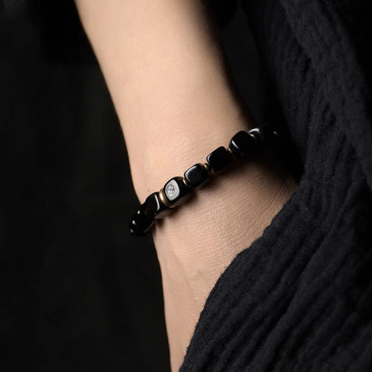 Women's Fashion Cube Obsidian Bracelet 173cd89d 9bc3 474d b1af 3bb8df93a256