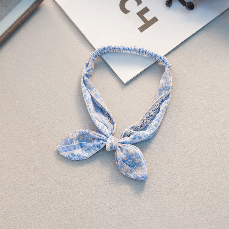 Big bow tie bunny ears headband 174036893512