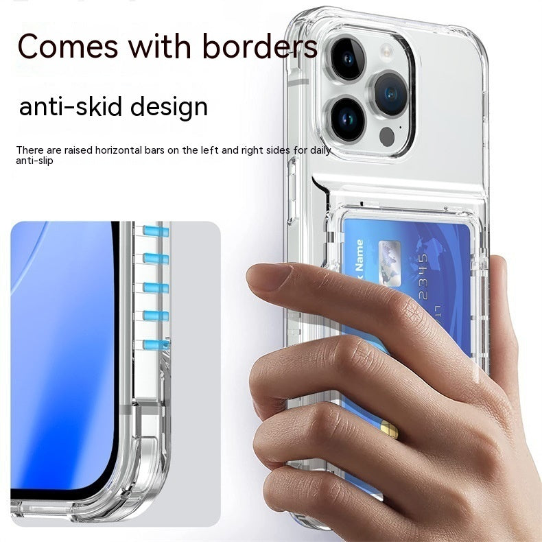 Transparent Phone Case Flip Card Holder 1742418340292464640