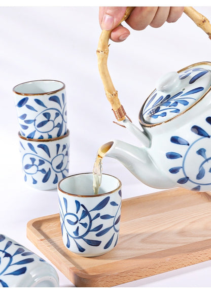 Porcelain Household Ceramic Kettle Tea Japanese Retro 1743296532960120832