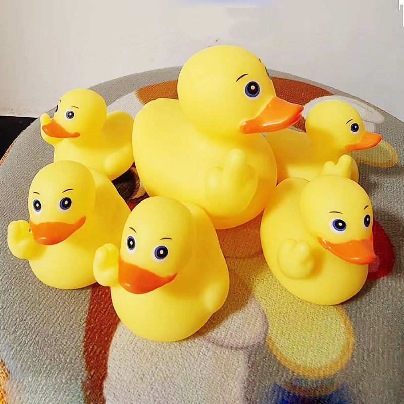 Middle Finger Plastic Small Yellow Duck 1743459717172301824