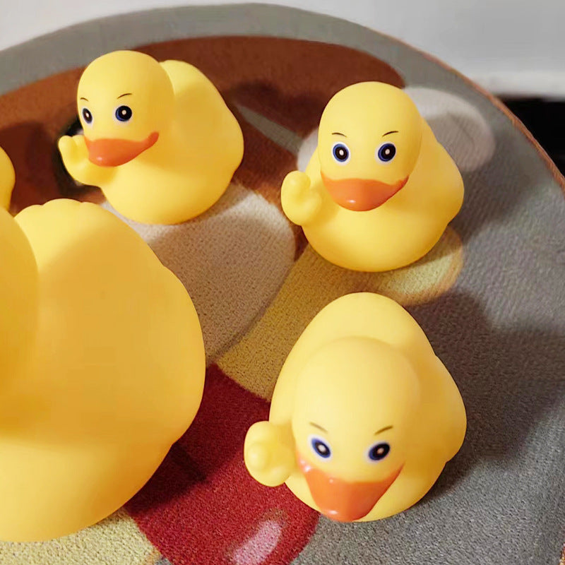 Middle Finger Plastic Small Yellow Duck 1743459725363777536