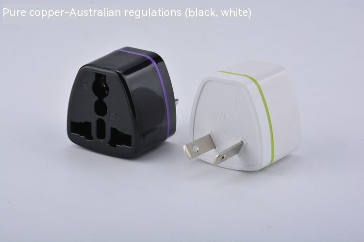 Pure Copper Global Travel British Standard European Standard Adapter American Standard To Australian Standard To German Stand