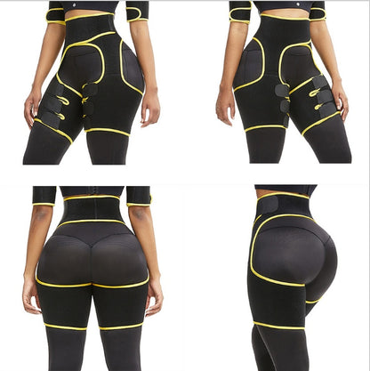 Sports Waist Belt Adjustable One-piece Girdle Leg Straps 174371304141