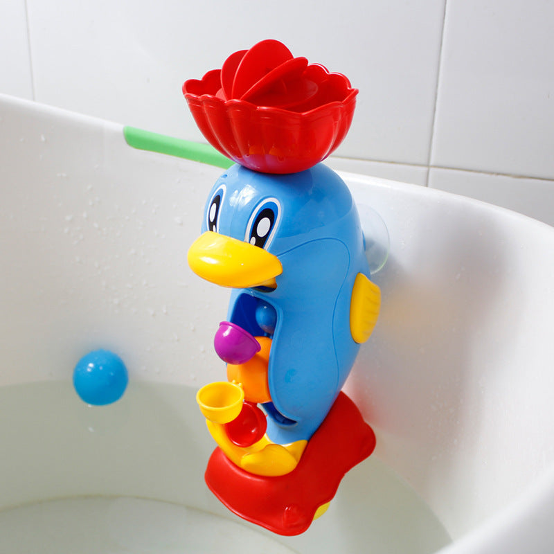 Bath toy duck waterwheel 1745655697017