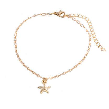 Fashion Alloy Electroplated Starfish Foot Accessories 17475e7d 7fdd 4752 b531 b3f16a9a1ad4