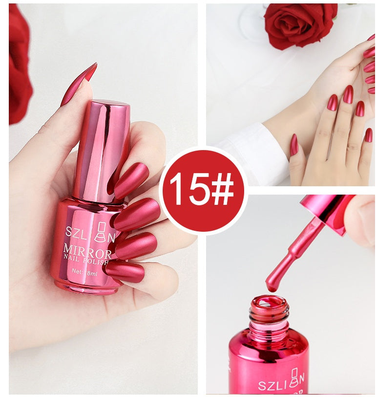 Mirror Silver Nail Polish 1748373185499