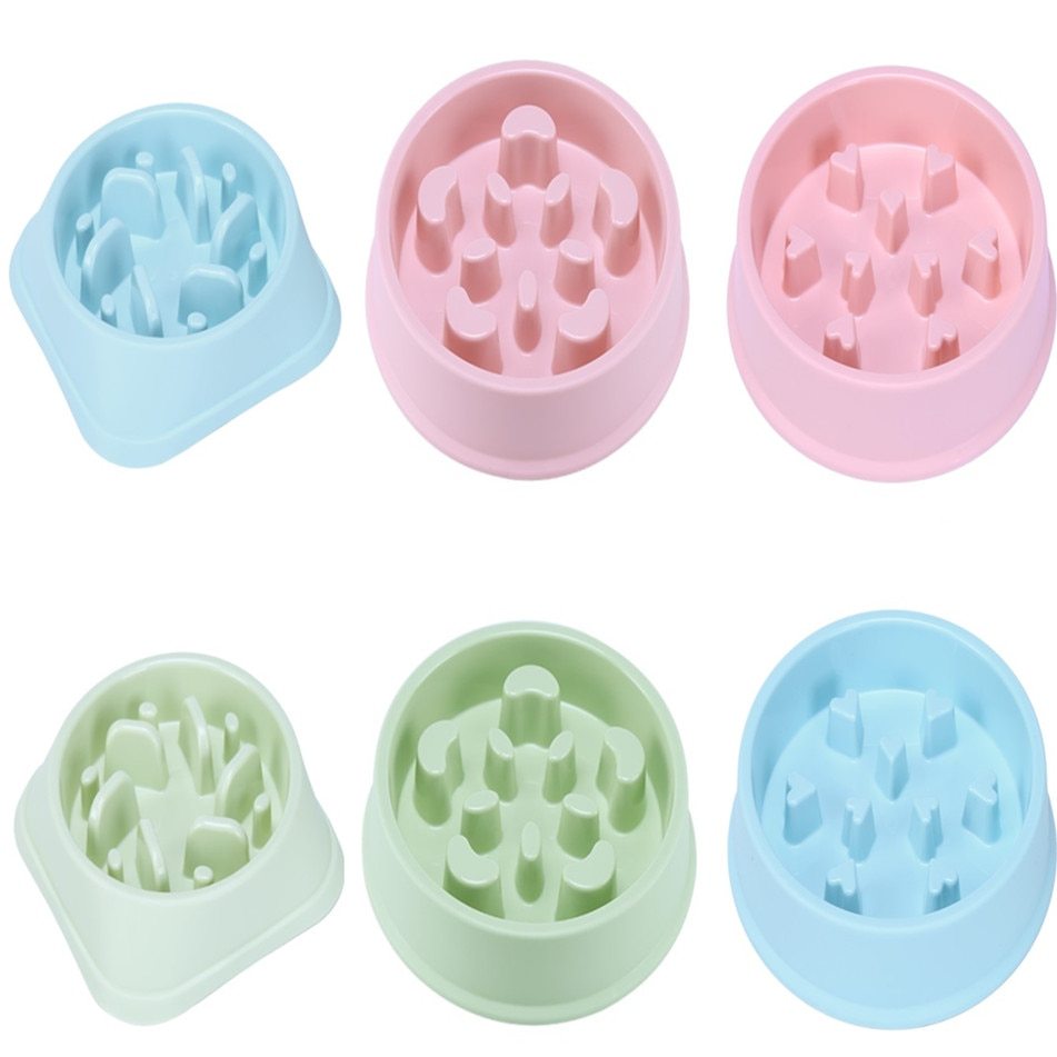 Pet Bowl Anti Choking Slow Feeding Puzzle Feeder 174982133664