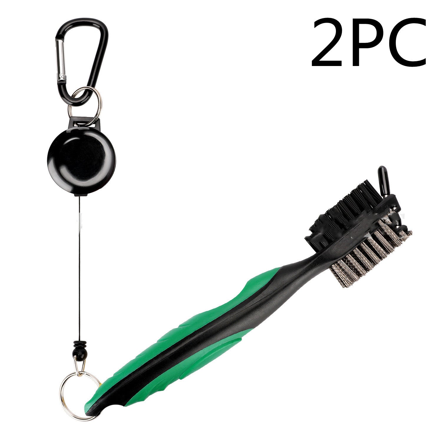 Double-sided brush for golf swing 175a0182 870f 4ebf a206 648add5b06c6