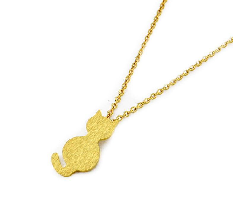 Plating alloy women's necklace trend fashion pet cat necklace 1760084609052