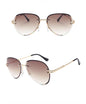 foreign trade rimless Sunglasses