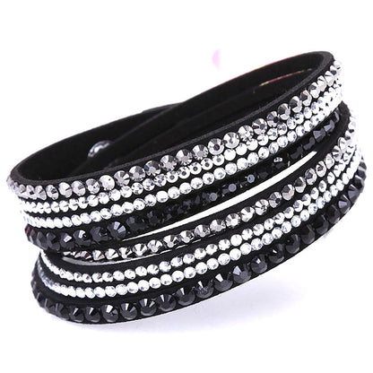 Korean velvet crystal bracelet 1763496777803