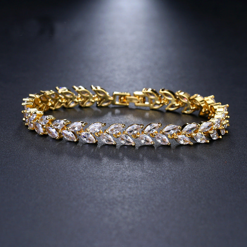 Fashion horse eye zircon bracelet 1765149453845