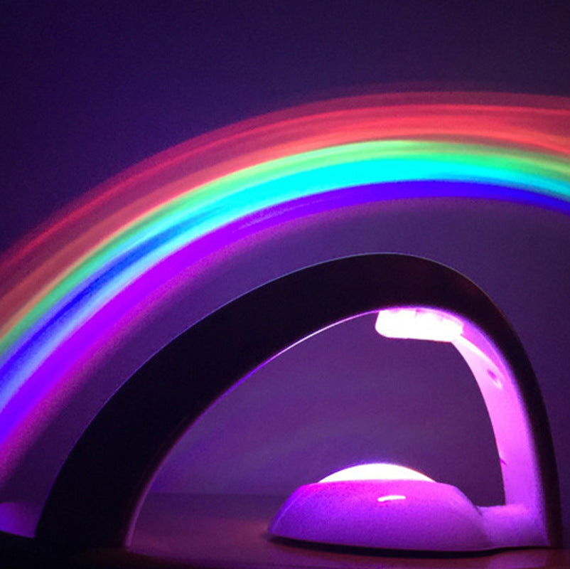 Novelty LED Romantic Sky Rainbow Colorful Projection Night Light 1768014421500