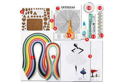 DIY Paper Craft Quill Art Kit 177123631809