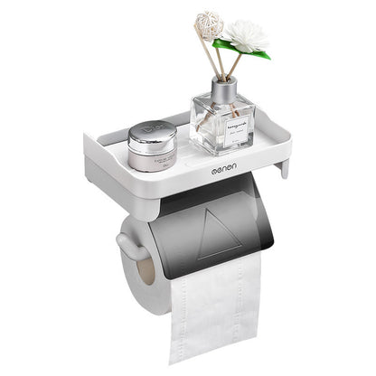 Toilet Tissue Roll Paper Plastic Storage Rack Waterproof Paper Rack 1776316072908