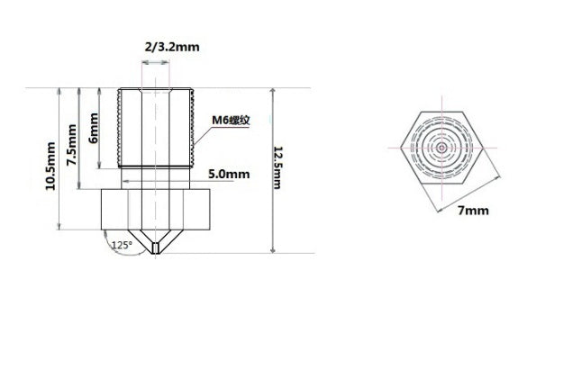 3D printer nozzle - 图片 2