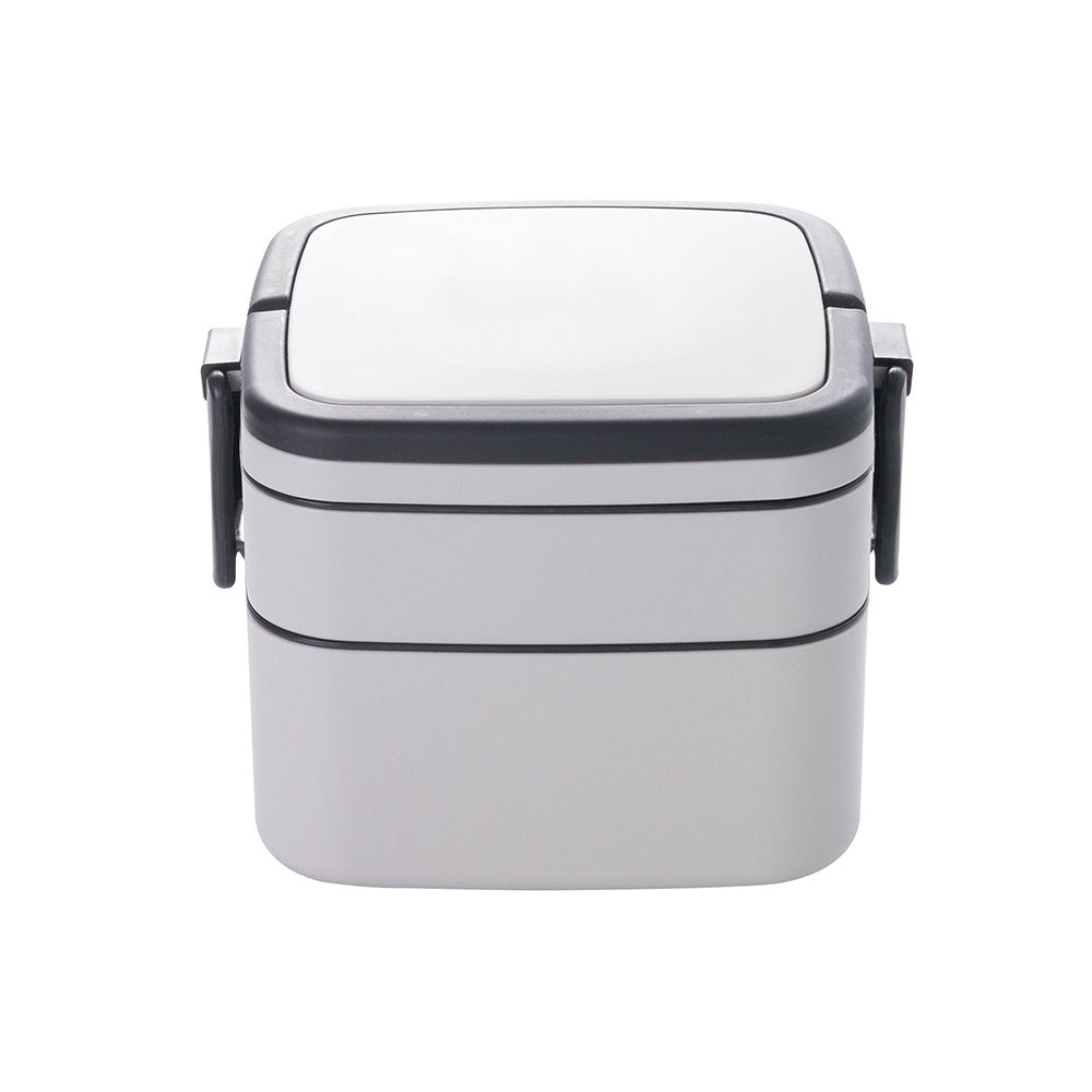 Double-layer portable lunch box with lid bento box 1778802889811