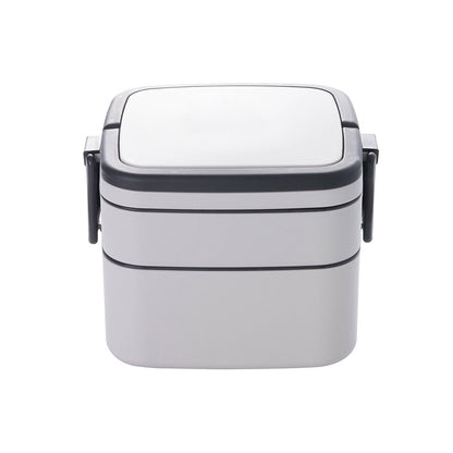 Double-layer portable lunch box with lid bento box 1778802889811