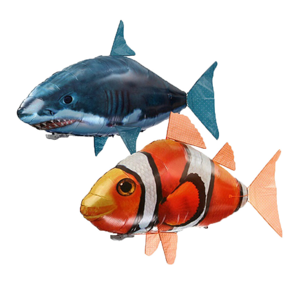 Remote control flying fish inflatable shark clown fish balloon 1780604901581