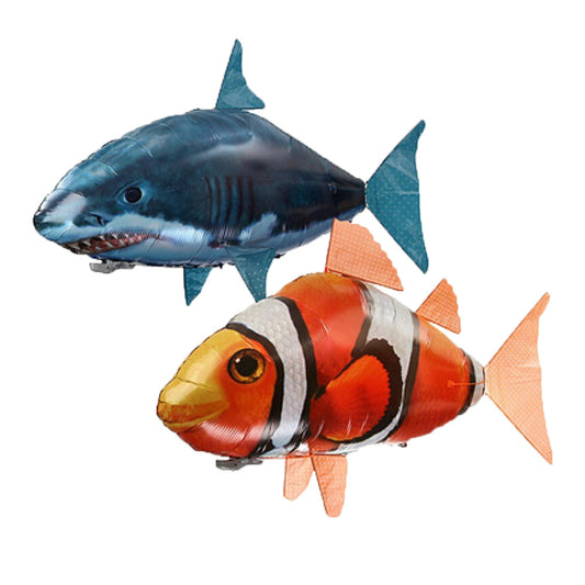 Remote control flying fish inflatable shark clown fish balloon 1780604901581