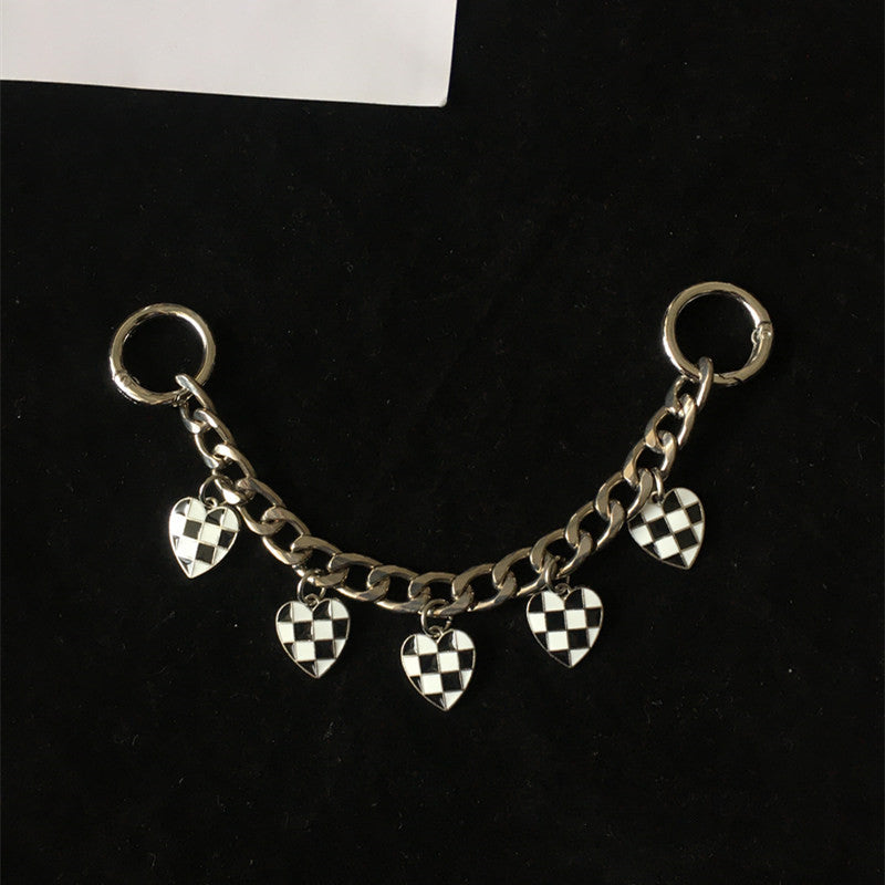 Light Luxury Checkerboard Hole Shoes Accessories Buckle 17818388 609b 4f59 b1a3 546aa82f4492