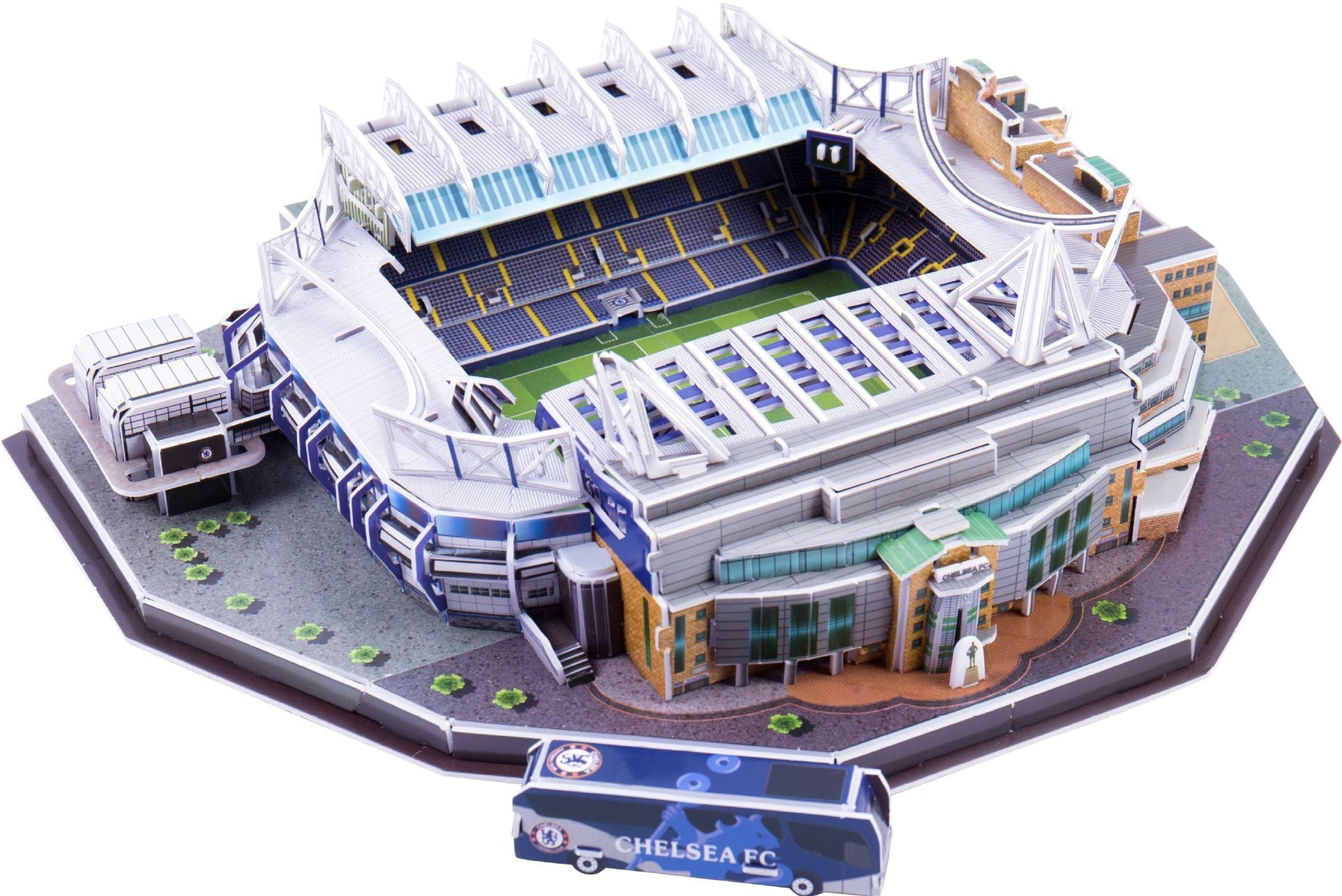 Classic Jigsaw DIY 3D Puzzle World Football Stadium European Soccer Playground Assembled Building Model Puzzle Toys For Child
