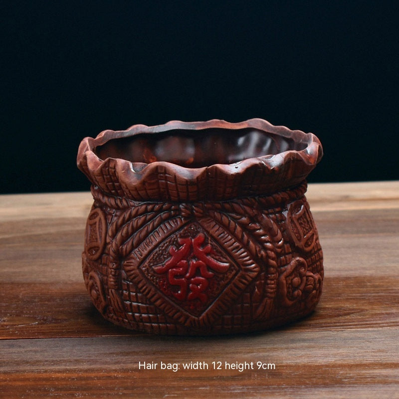 Retro Red Pottery Breathable Succulent Flower Pot 178a011e b3f8 4bdb a88c 18e0f629facb