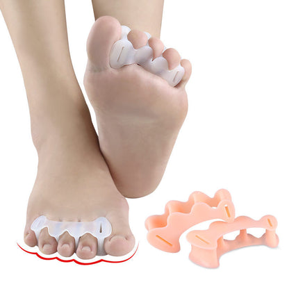 Three-hole Silicone Hallux Valgus Toe Separator Brace 178a6450 4584 4ea0 8da7 f6b5c6ca7a84