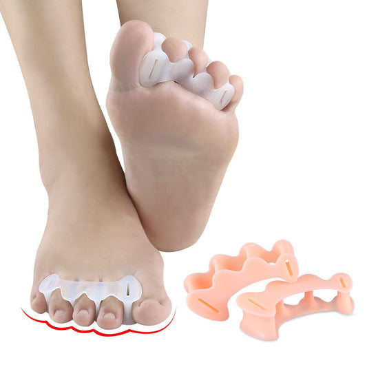 Three-hole Silicone Hallux Valgus Toe Separator Brace 178a6450 4584 4ea0 8da7 f6b5c6ca7a84
