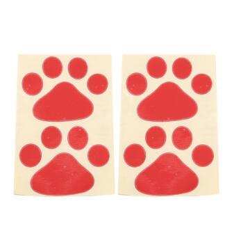 Footprints, panda, panda, footprints, bumper stickers 1790433400153