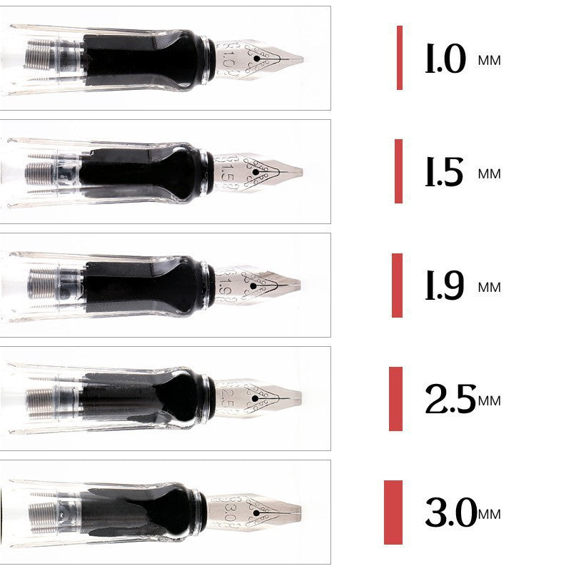 Art Word Parallel Pen Gothic Roman Duckbill Pen - 图片 5