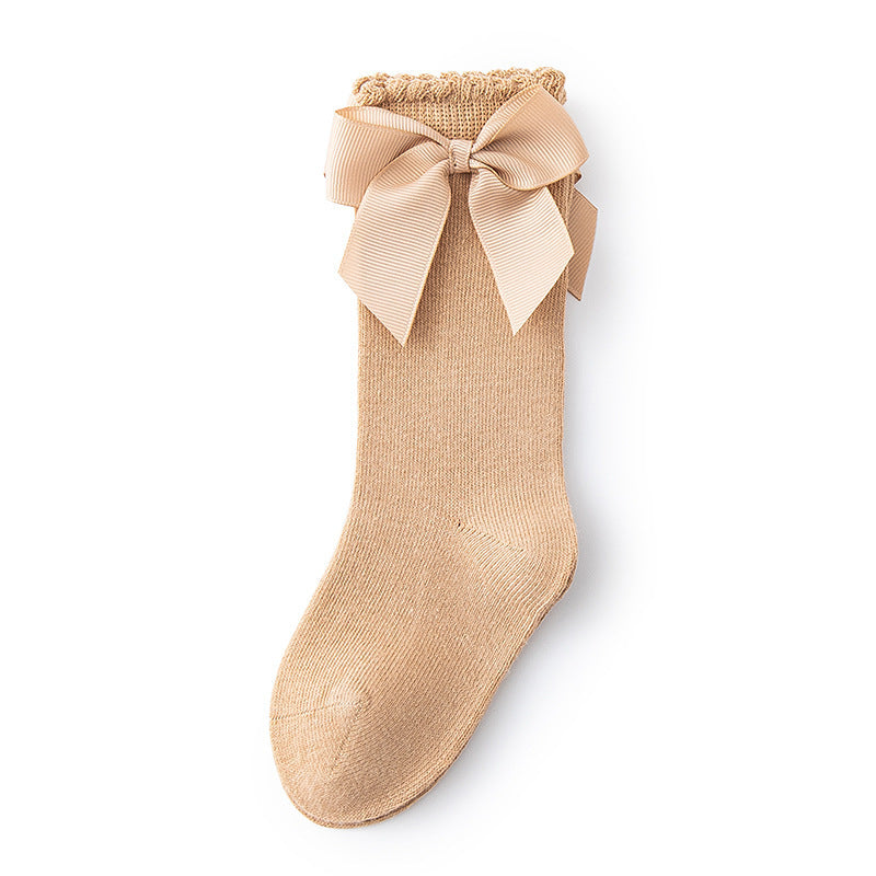 Girls' Socks Mid-calf Bow Princess 17939e3b ed80 428a 8807 72d59930ab7d