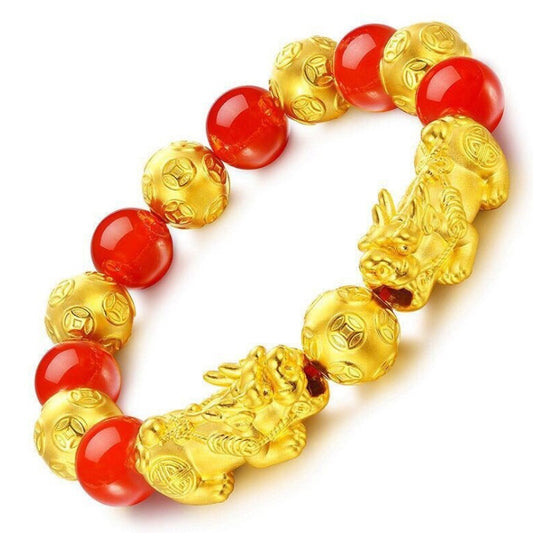 Lucky gold plated bracelet 1794612700802