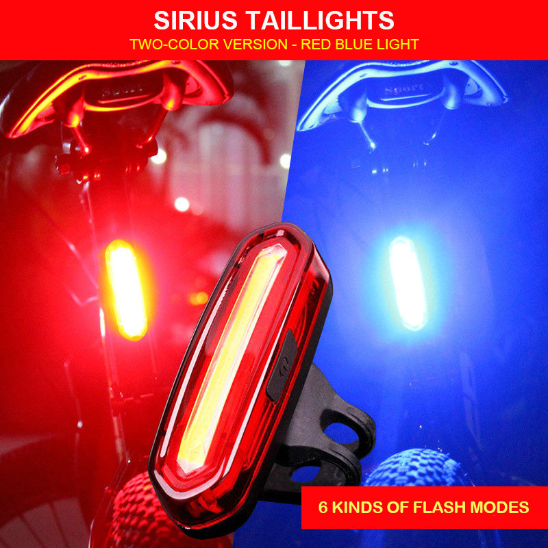 Two-color bicycle tail light 1795127392829