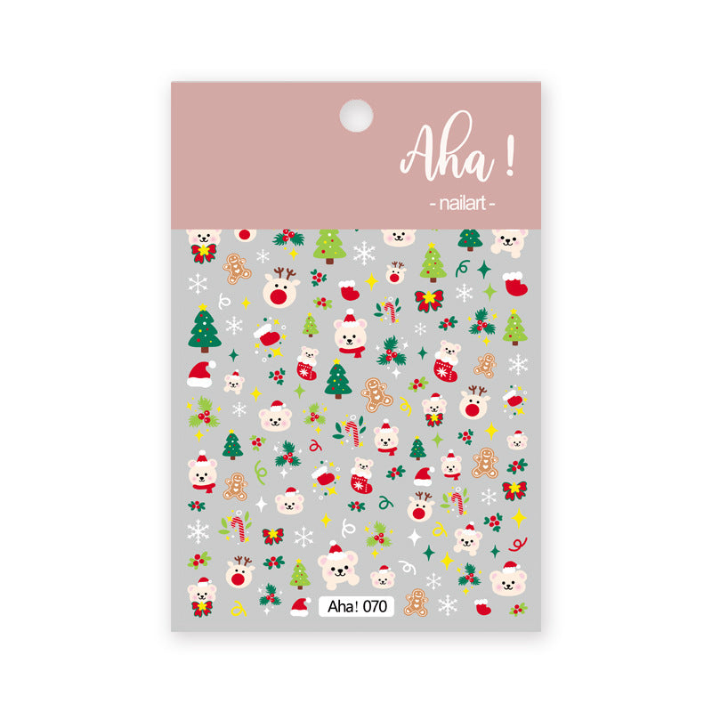 Nail Art Sticker Santa Claus Cartoon 1797644d 8211 4595 88f9 2cb1c8ae49ca