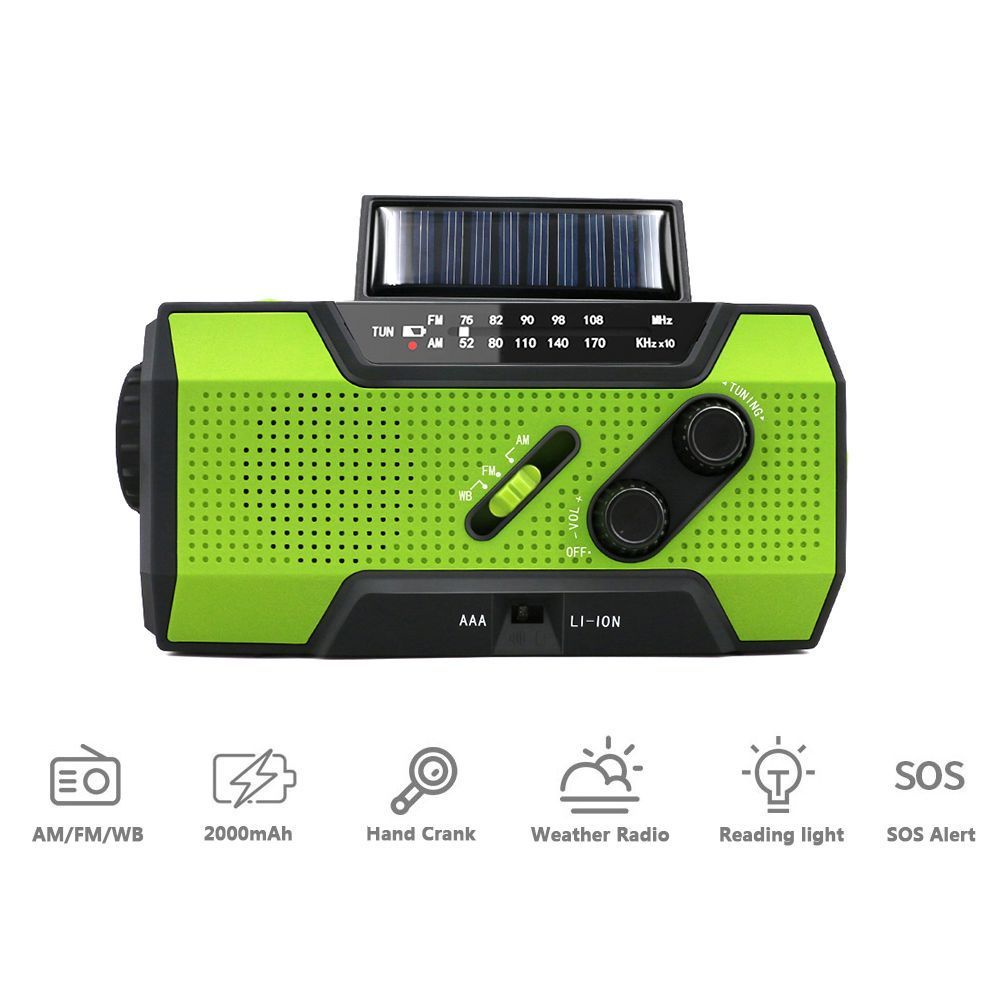 Hand crank solar radio 1798327834462