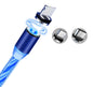 Compatible with Apple, Flowing Ligh Magnetic Streamer Data Line Cable for Iphone Android Typec - 图片 16