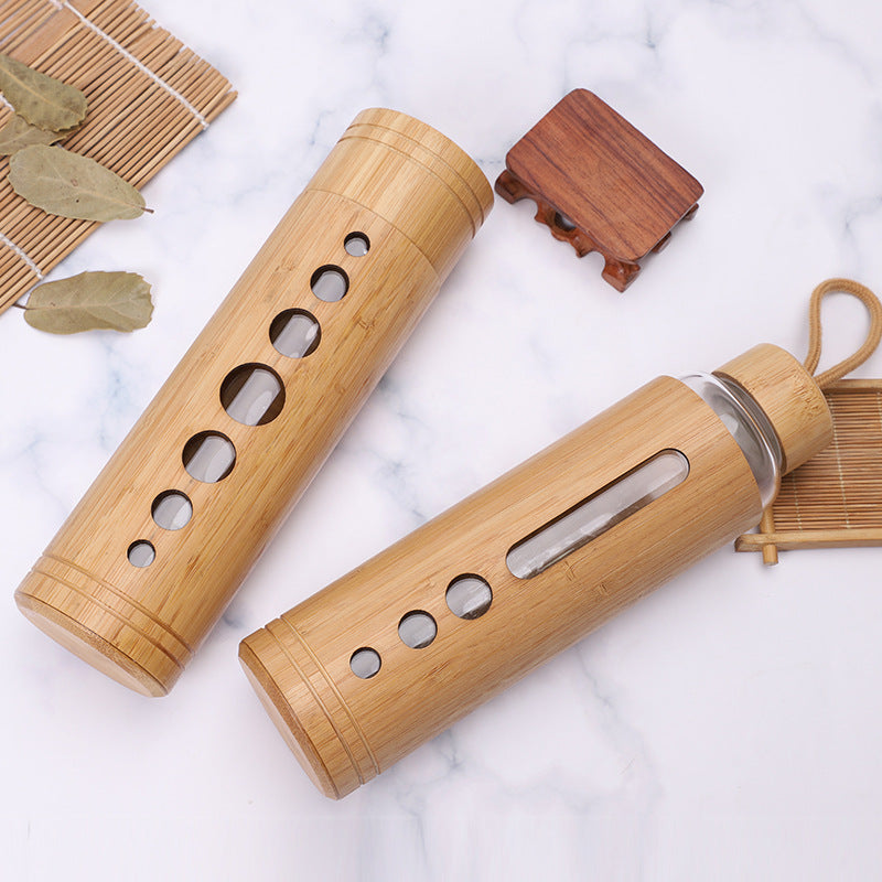 Whole body bamboo style high borosilicate glass 1798836818014