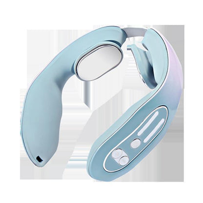 EMS Neck Acupoints Lymphvity Massager Device Intelligent Neck Massager With Heat Blue Hot Design 179e66b6 0774 47ea b846 57c8