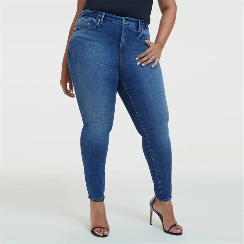 New Women's Fashion Casual Jeans 17abd8ec 9488 46fb 9414 65dea8f4f3b8