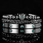 Micro Inlaid Leopard Head Bracelet Set 17ac2556 7d60 460a 8b75 d7f14c4f86b8