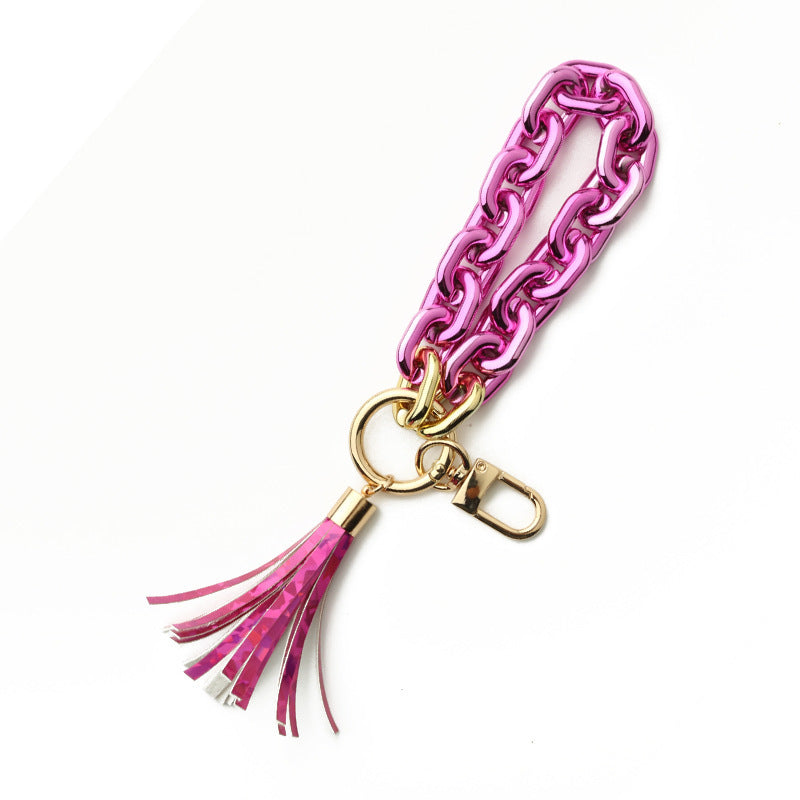 European And American Popular Ornament Highlight Plastic Key Ring 17b0df9c 698c 499e a326 d4c6e08cc122