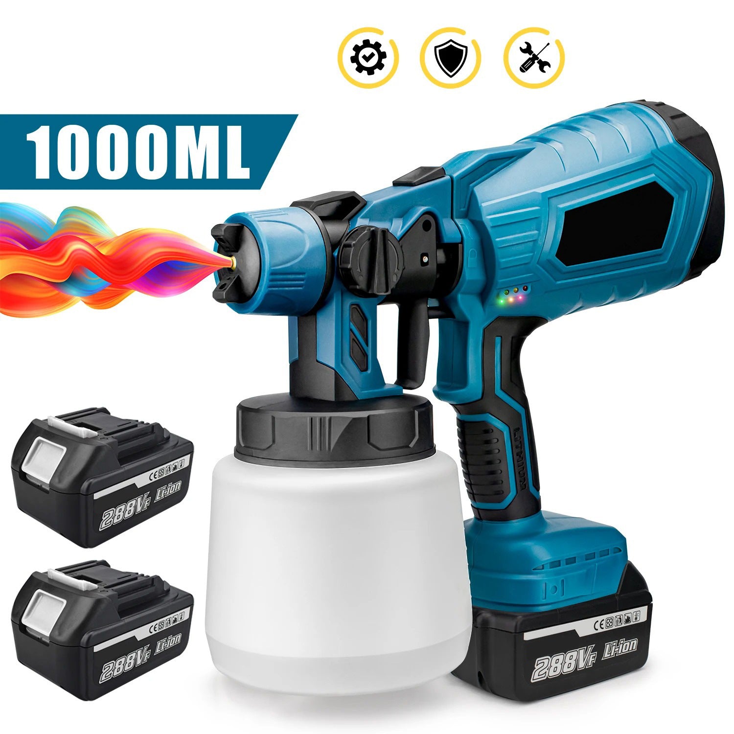 Gun Wireless Paint Sprayer Portable Paint Blue 17dbcaa1 6e4e 492b b633 8ec1fe33e2a4