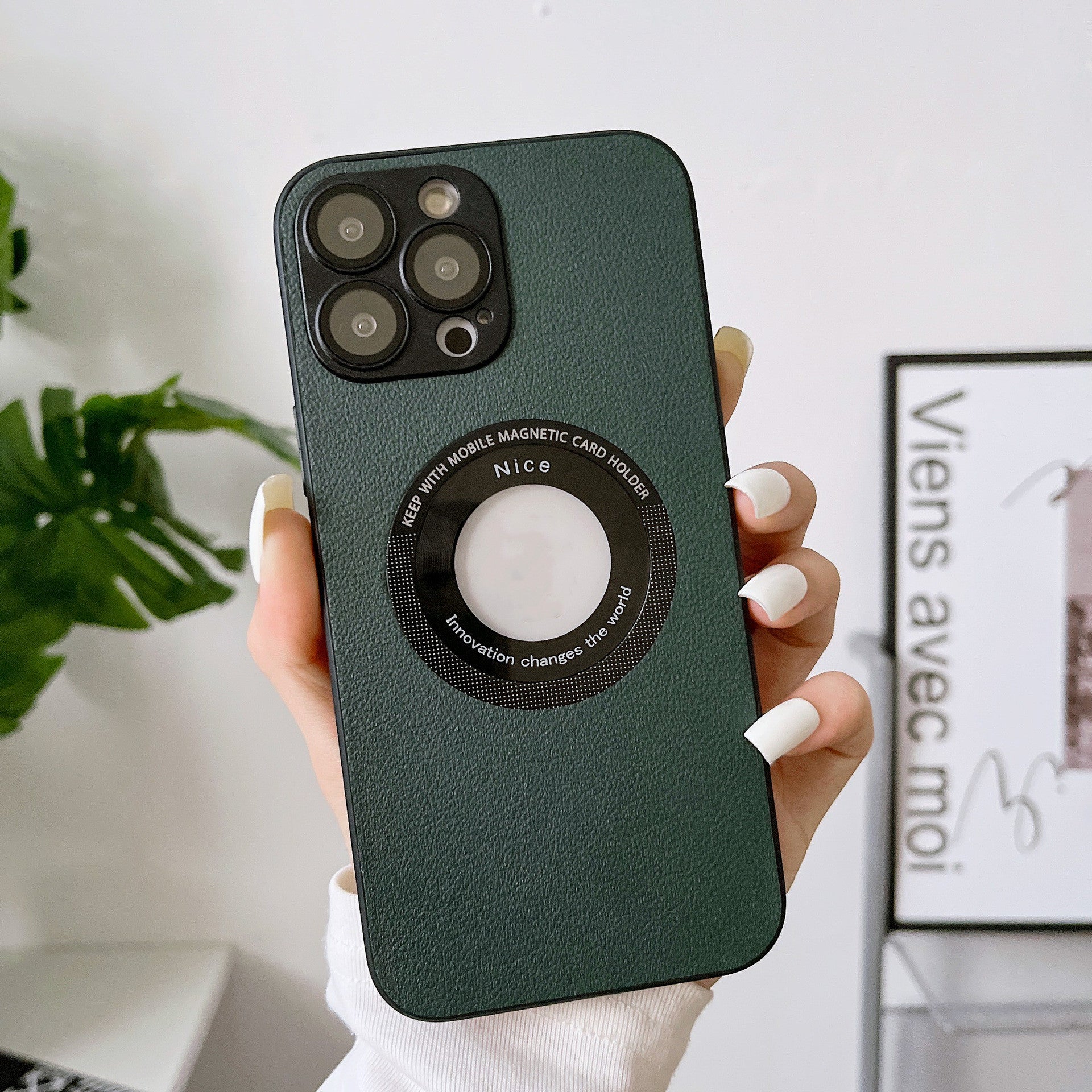 Suitable For IPhone15PRO Phone Case Litchi Grain Leather 17dec6a1 2314 4463 9d33 76382dc5ee1b