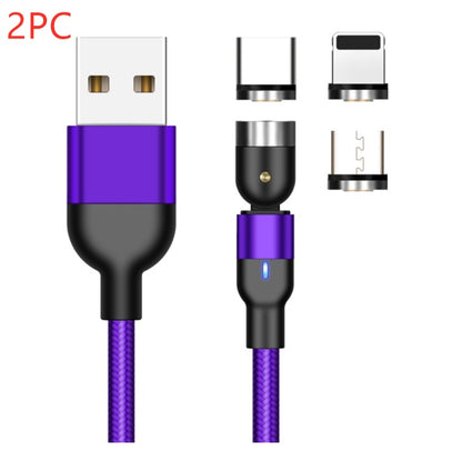Essager Rotate Magnetic Cable 360 Degree USB Type C Charging Cable Fast Charging Magnet Charger 540 Rotate Micro Magnetic Cable - 图片 16