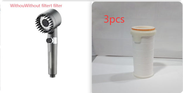 Snowflake Spray Filter Purified Water Pressurized Showerhead Nozzle 17e912c4 9667 45b4 a49c 22a4360d619b