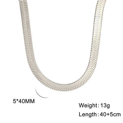 Popular Snake Bone Stainless Steel Choker 17edcc69 11af 437f 9efa 6e3fe686076c